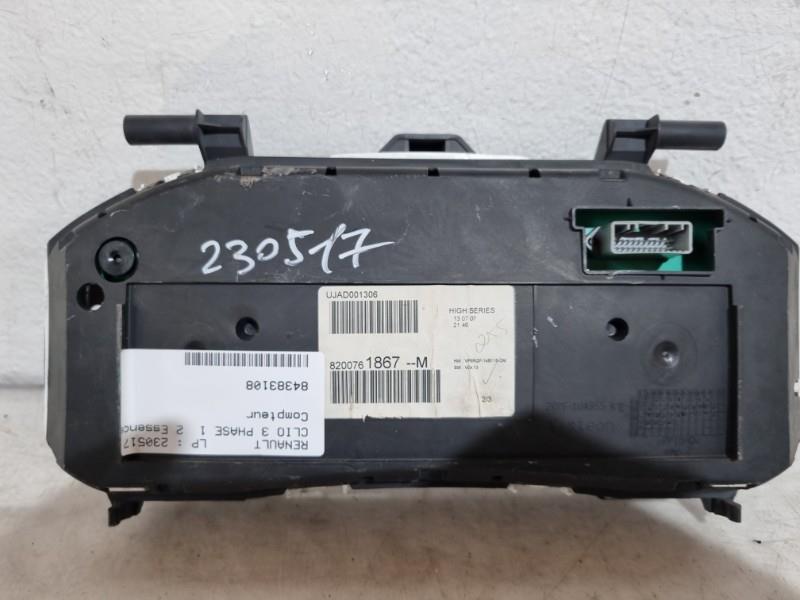 Compteur RENAULT CLIO 3 PHASE 1 Essence - 1