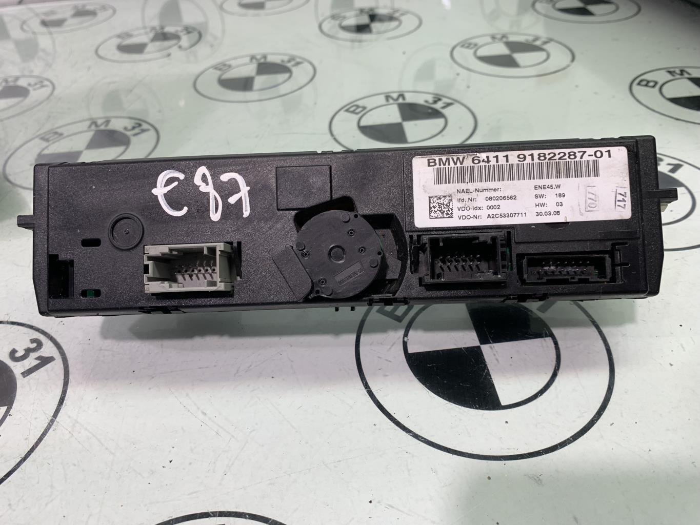 Commande chauffage BMW SERIE 1 E87 PHASE 2  - 1