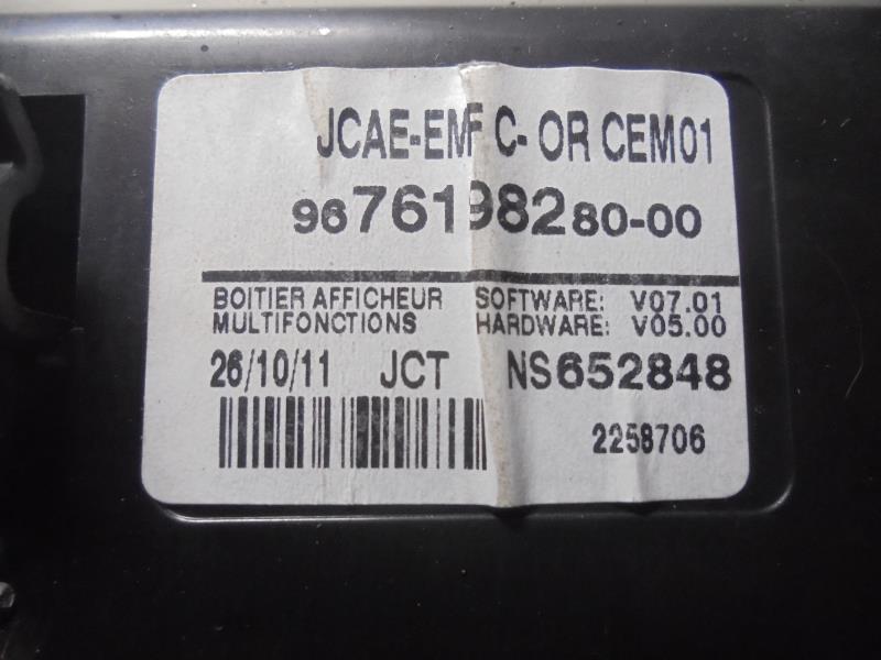 Afficheur PEUGEOT 508 1 PHASE 1 Diesel - 1