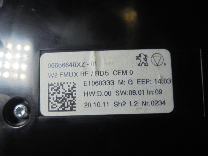 Commande chauffage PEUGEOT 508 1 PHASE 1 Diesel - 1