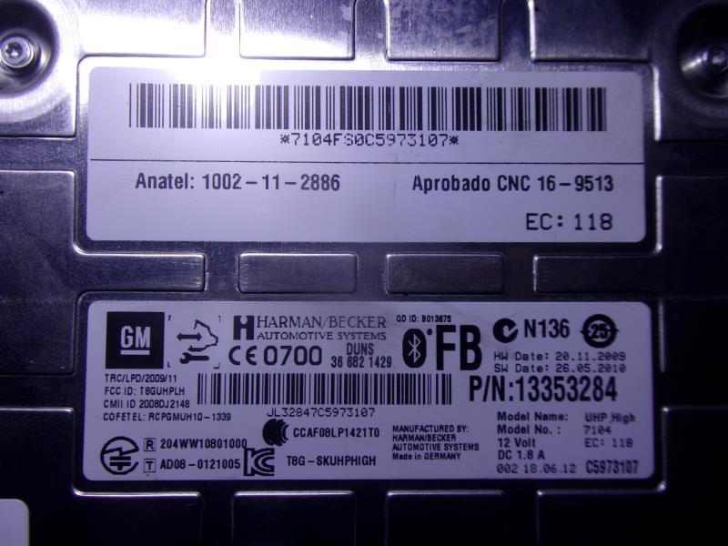 Commande autoradio OPEL ASTRA J PHASE 1 Diesel - 1