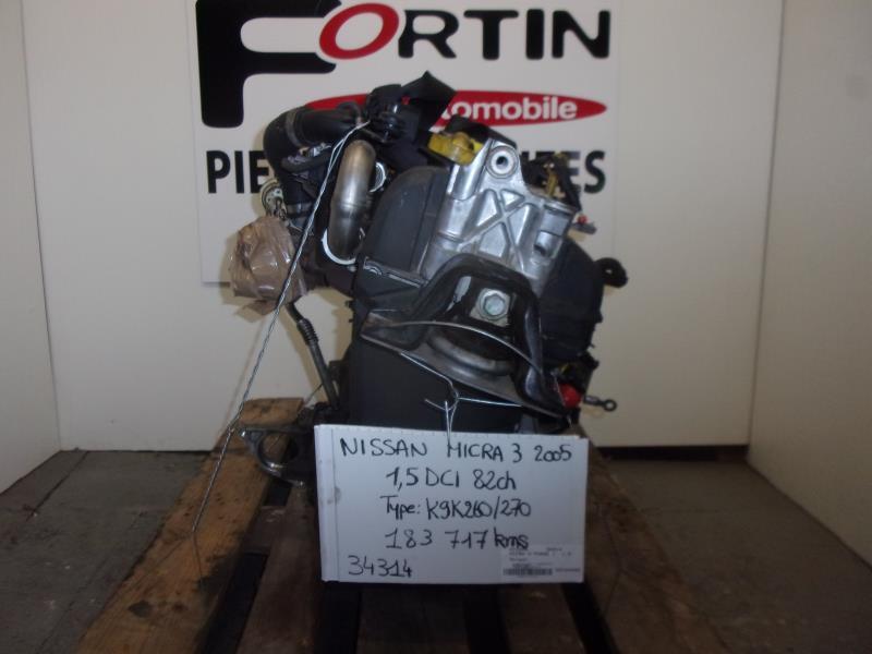 Moteur NISSAN MICRA 3 PHASE 1 Diesel - 1