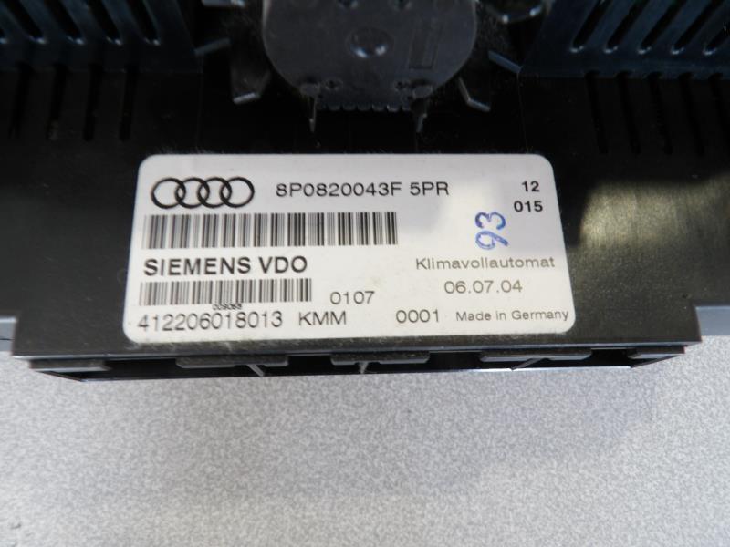 Commande chauffage AUDI A3 2 PHASE 1 Diesel - 1