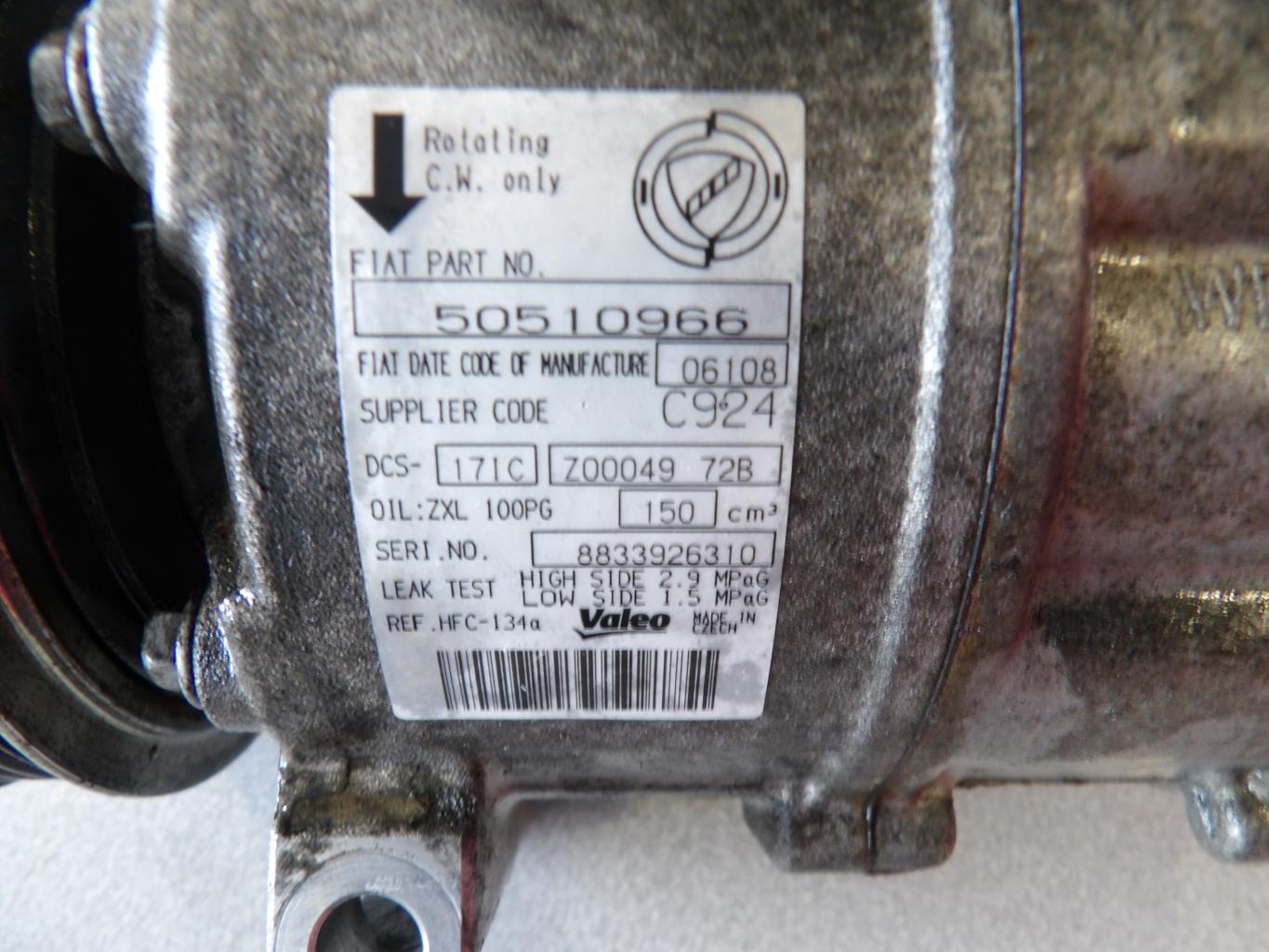 Compresseur clim ALFA ROMEO 159 Diesel - 1