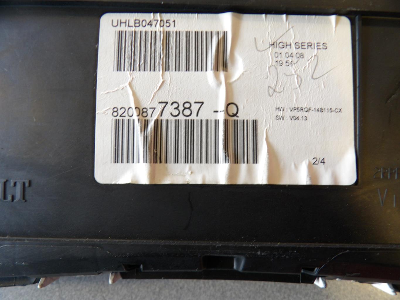 Compteur RENAULT CLIO 3 PHASE 1 Diesel - 1