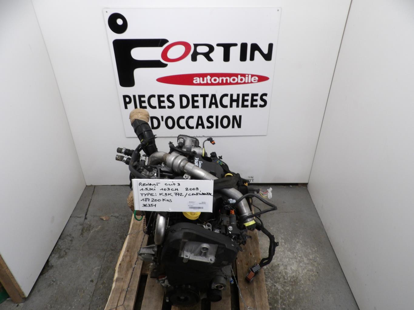 Moteur RENAULT CLIO 3 PHASE 2 Diesel - 1