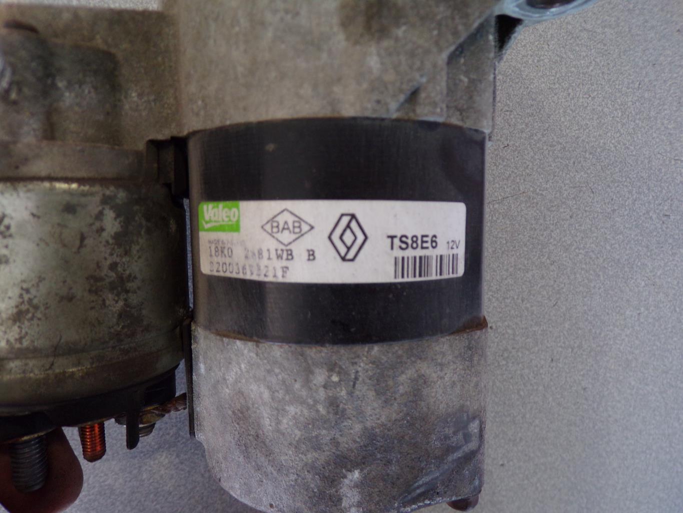 Demarreur RENAULT CLIO 3 PHASE 2 Essence/GPL - 1