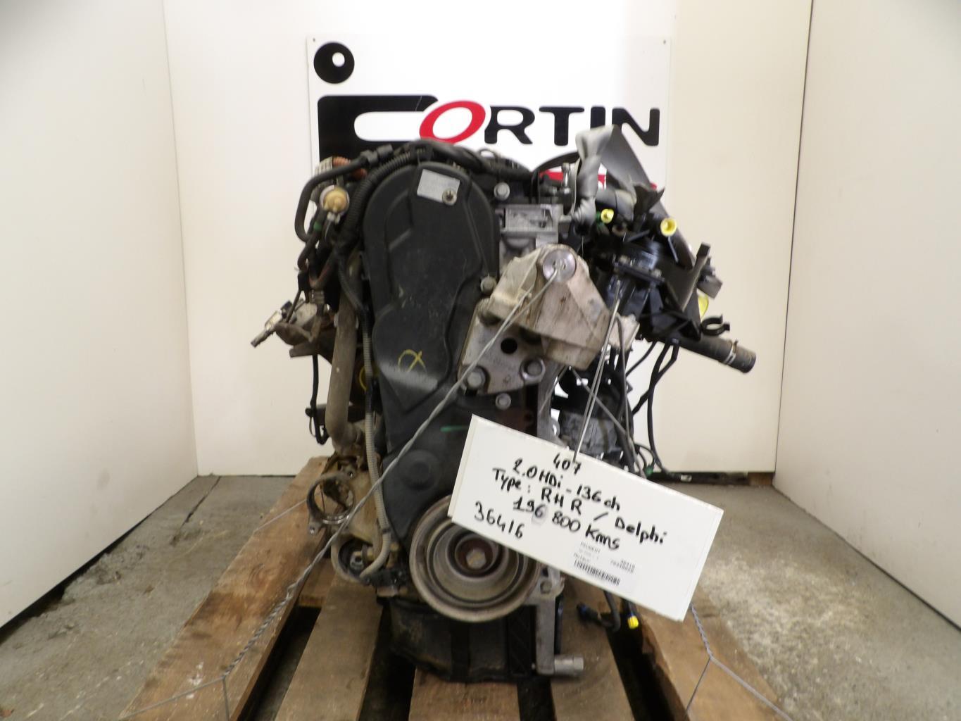 Moteur PEUGEOT 407 PHASE 1 Diesel - 1