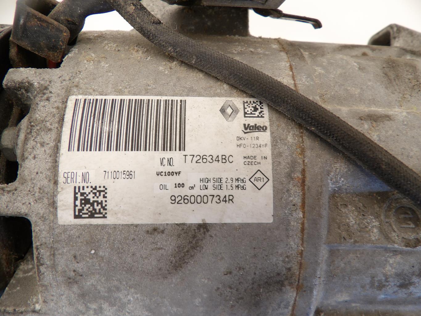 Compresseur clim RENAULT CAPTUR 1 PHASE 2 Essence - 1