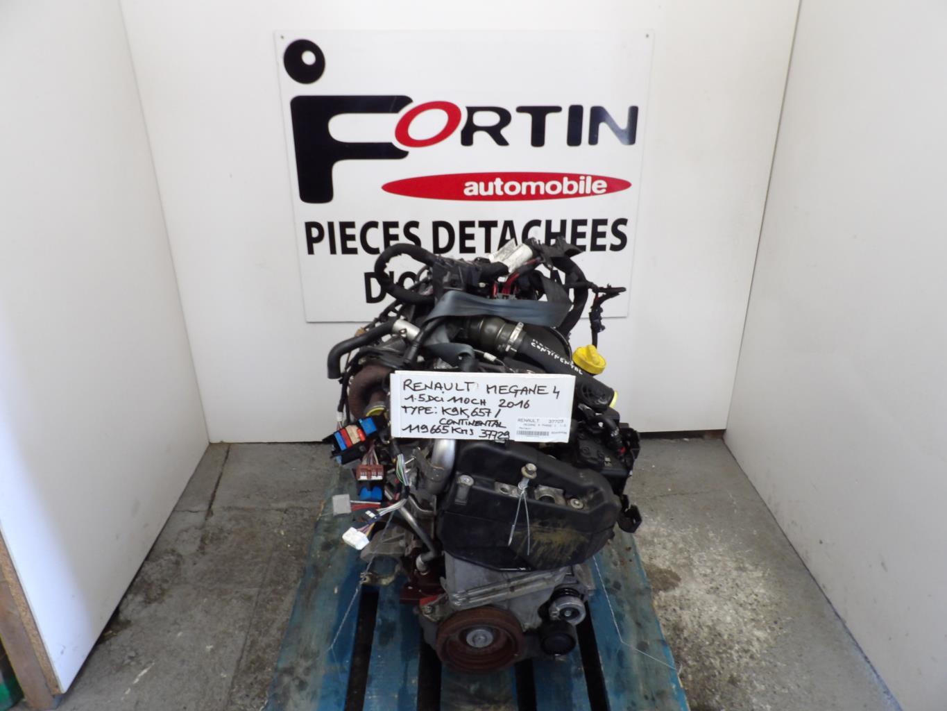 Moteur RENAULT MEGANE 4 PHASE 1 Diesel - 1