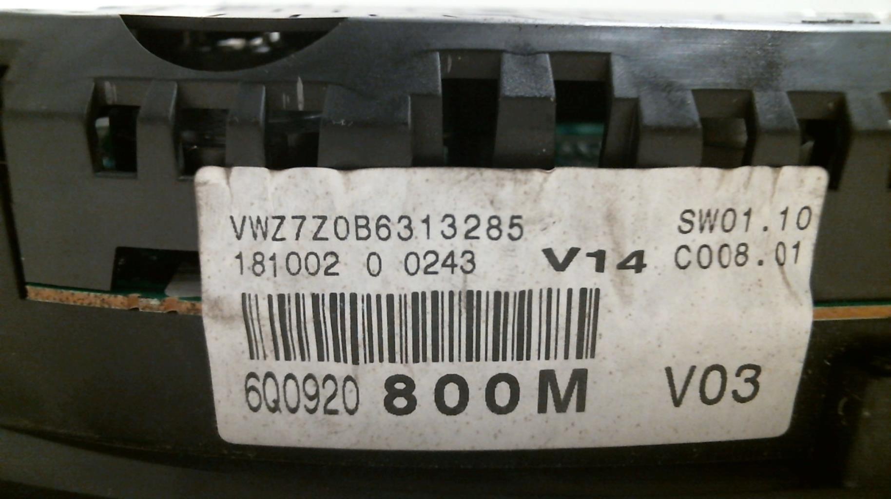 Tachimetro VOLKSWAGEN POLO 4 PHASE 1 Diésel - 1