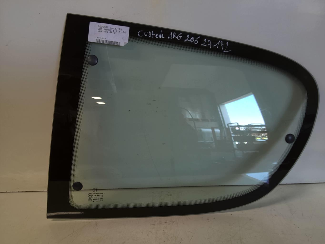 Vetro laterale fisso posteriore sinistro PEUGEOT 206 PHASE 2 Diésel - 1
