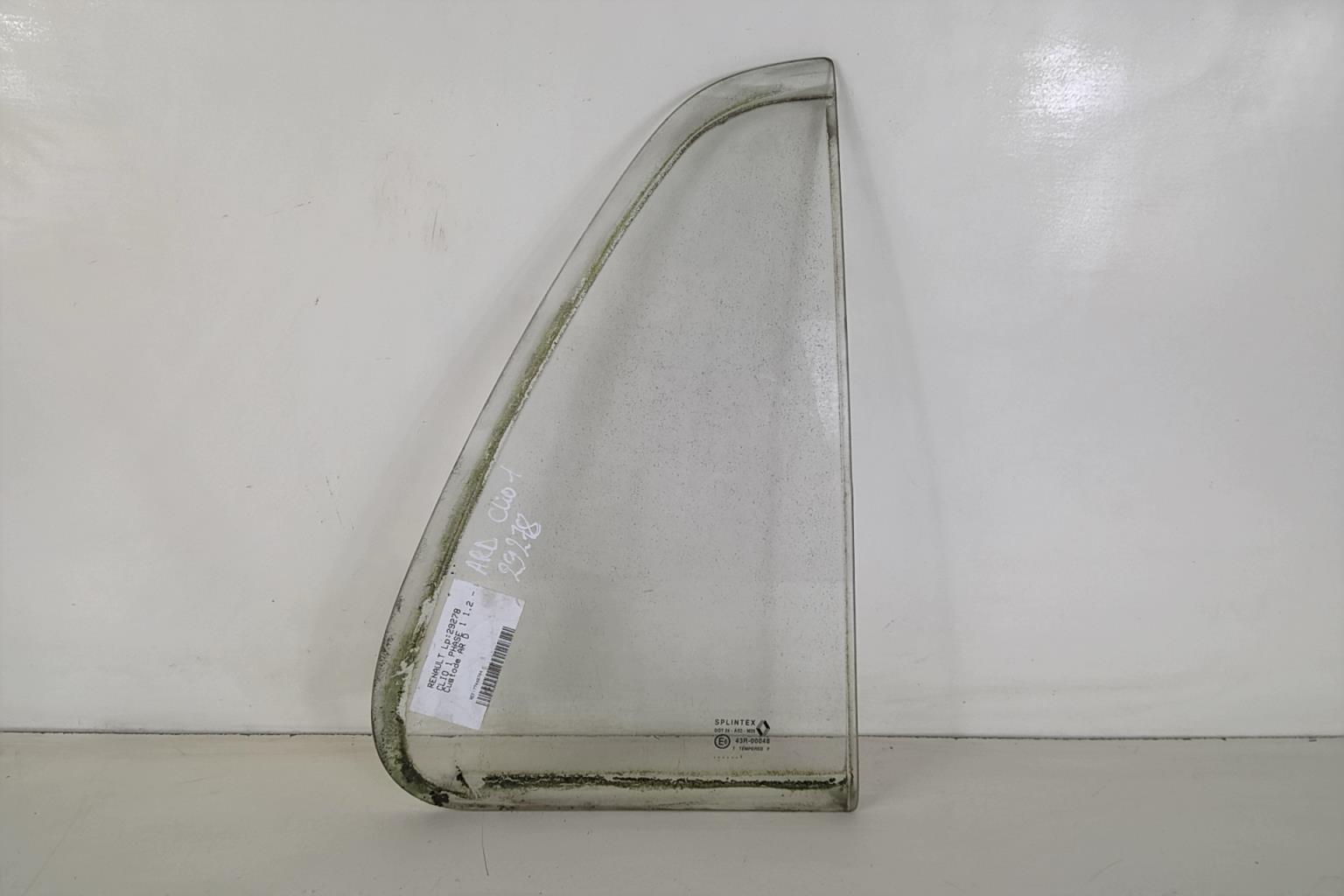 Vetro laterale fisso posteriore destro (portiera) RENAULT CLIO 1 PHASE 1 Gasolina - 1