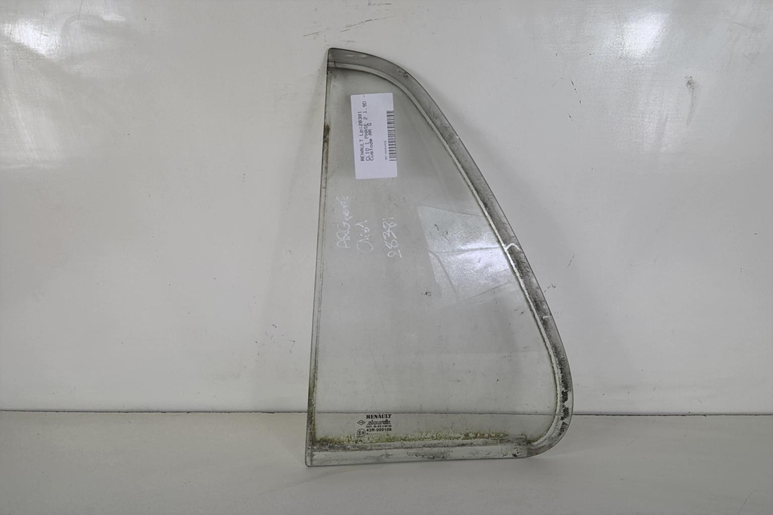 Vetro laterale fisso posteriore sinistro (portiera) RENAULT CLIO 1 PHASE 2 Diésel - 1