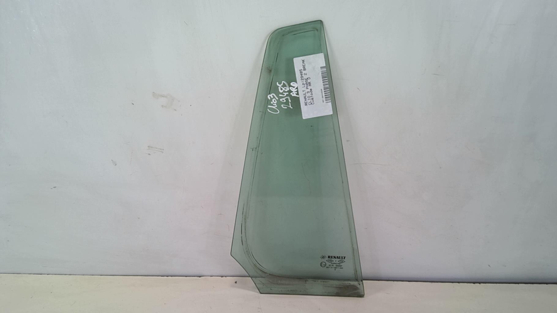 Vetro laterale fisso posteriore destro (portiera) RENAULT CLIO 3  - 1