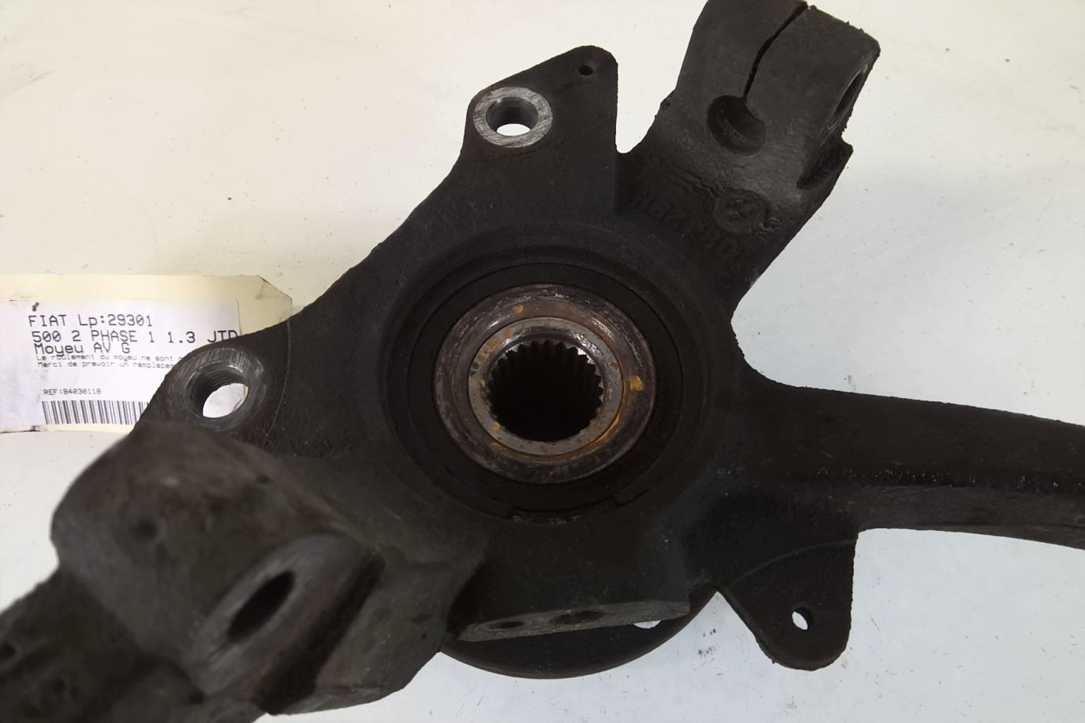 Mozzo anteriore sinistro FIAT 500 2 PHASE 1 Diésel - 1