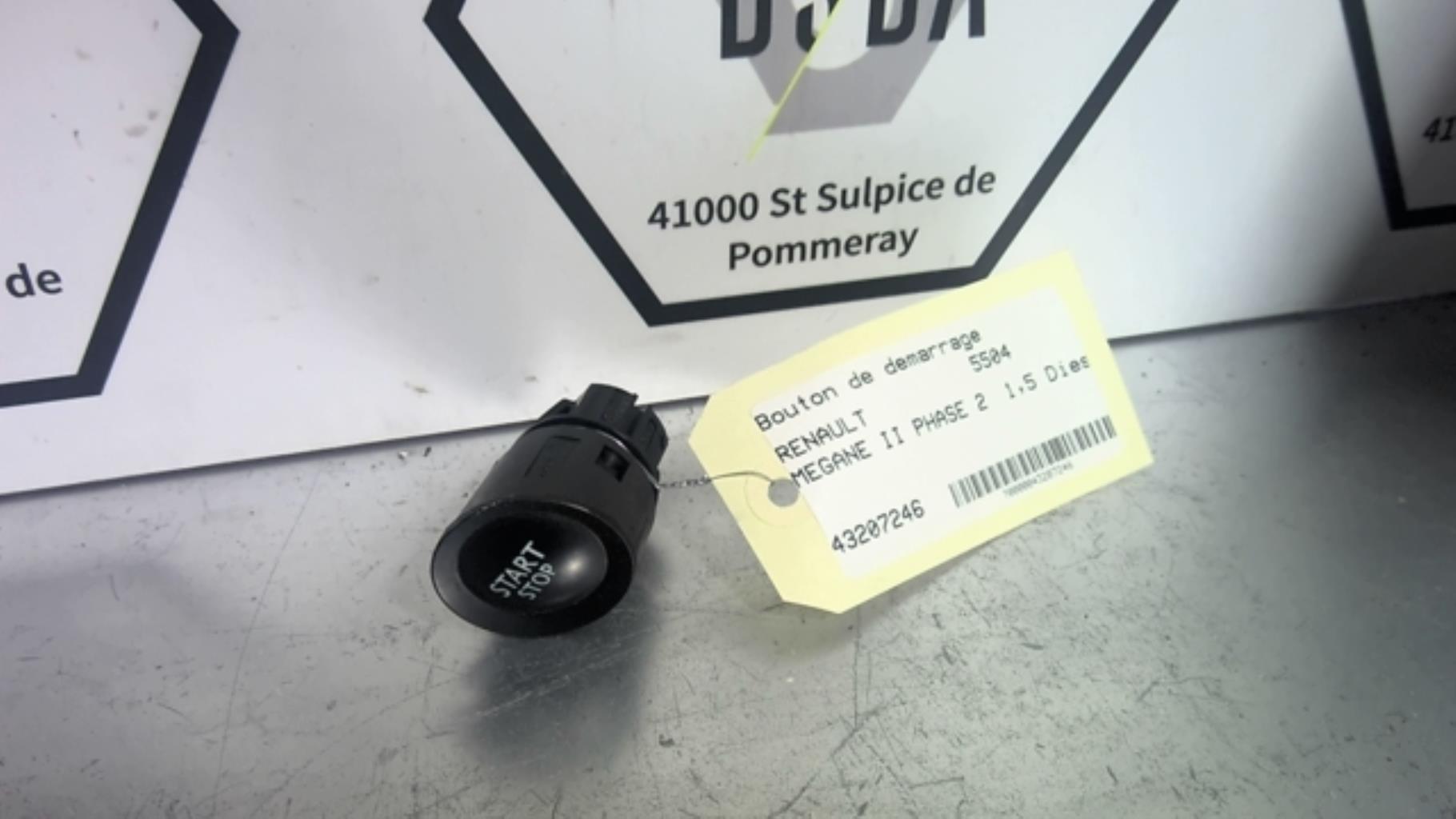 Bouton de demarrage RENAULT MEGANE 2 PHASE 2 Diesel - 1
