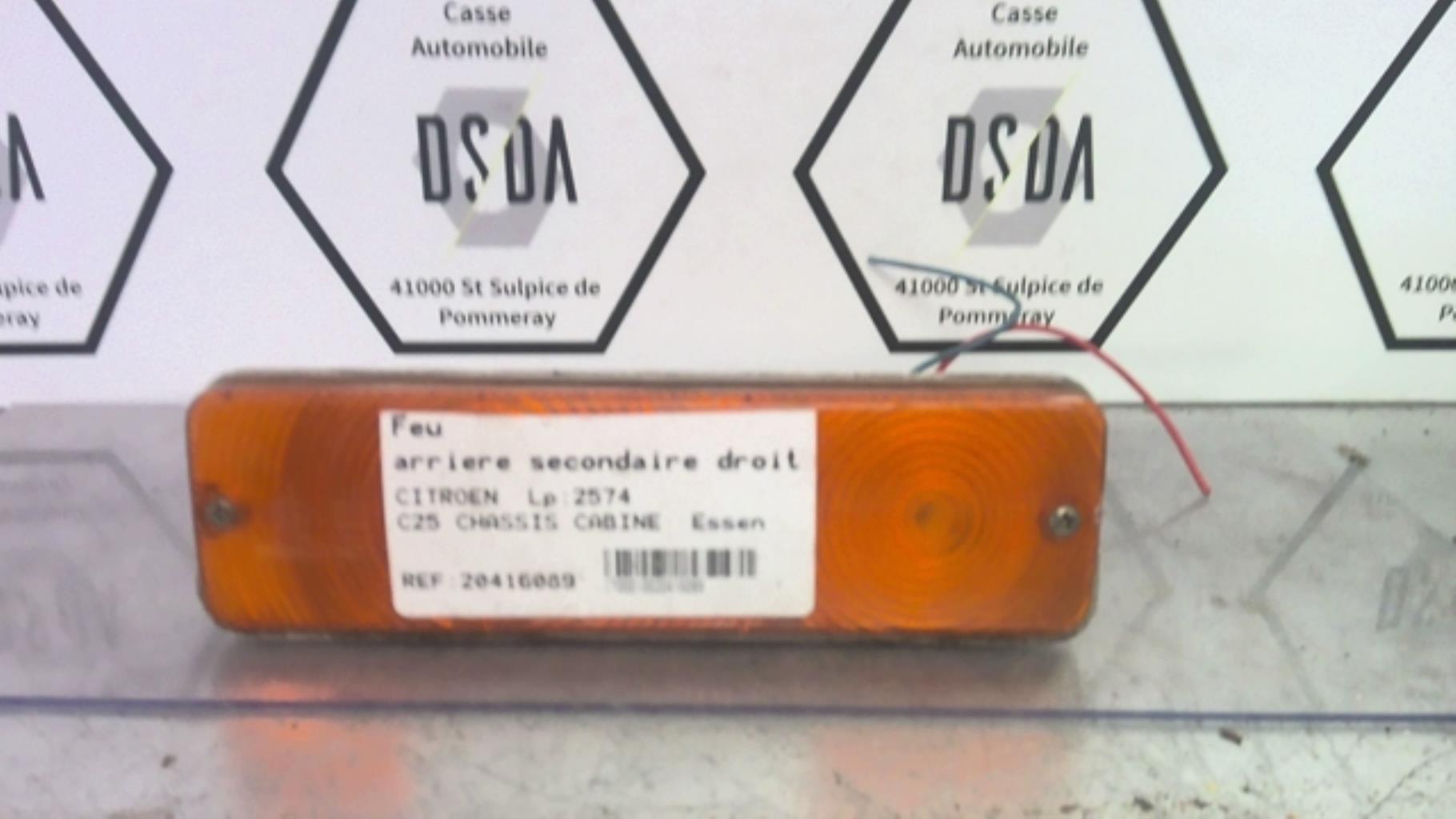 Feu arriere secondaire droit (feux) CITROEN C25 PHASE 1 Essence - 1