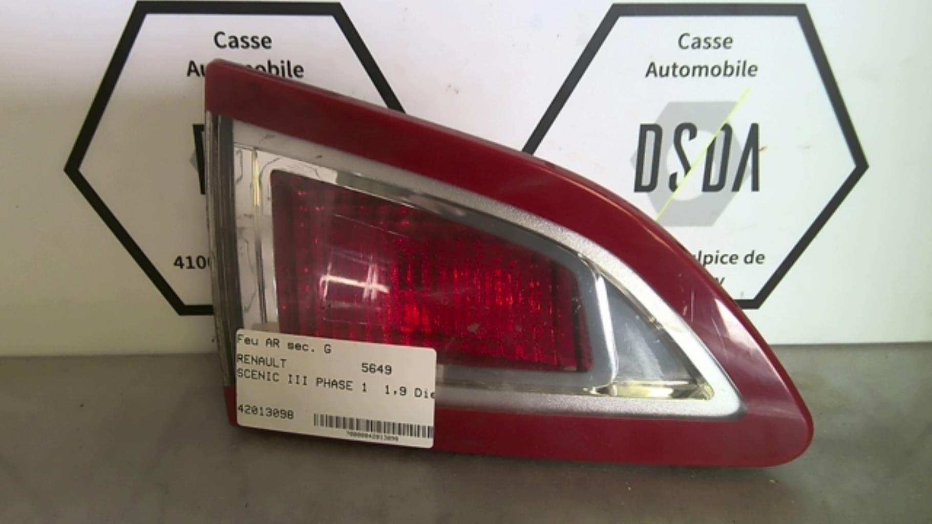 Feu arriere secondaire gauche (feux) RENAULT SCENIC 3 PHASE 1 Diesel - 1