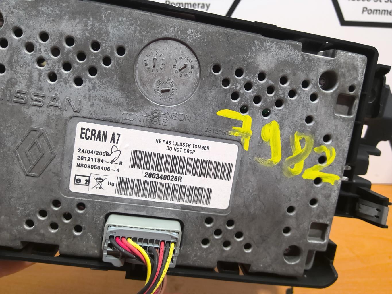 Ecran GPS RENAULT LAGUNA 3 PHASE 1 Diesel - 1