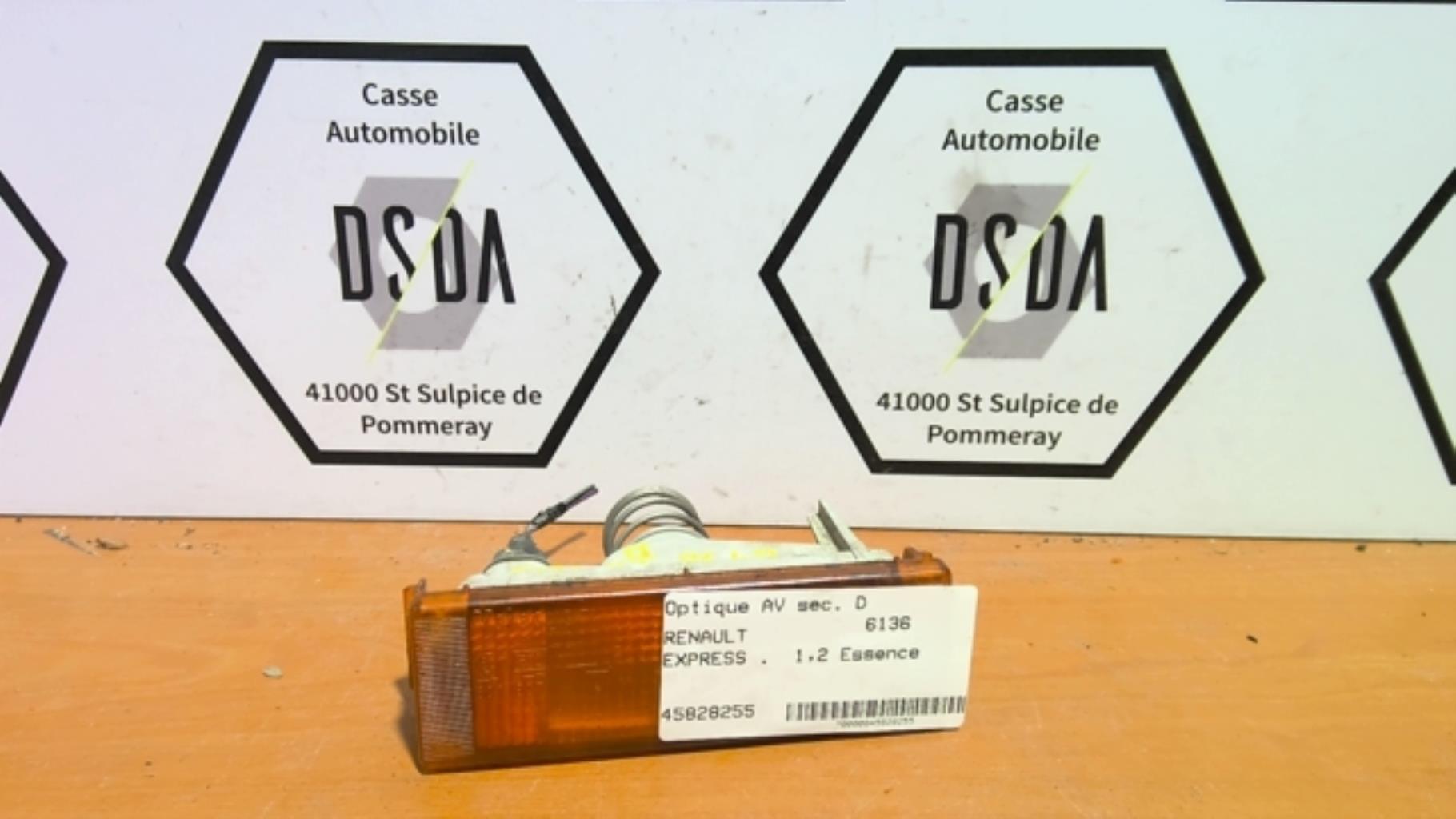 Optique avant secondaire droit (feux)(clignotant) RENAULT EXPRESS PHASE 1 Essence - 1