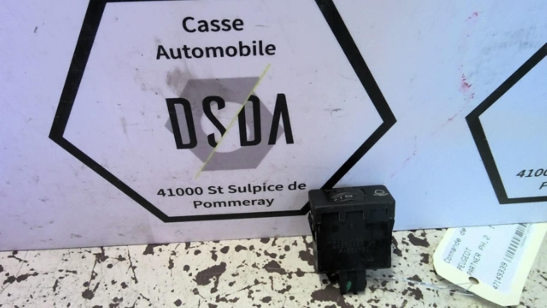 Commande de phare PEUGEOT PARTNER 1 PHASE 2 Diesel - 1