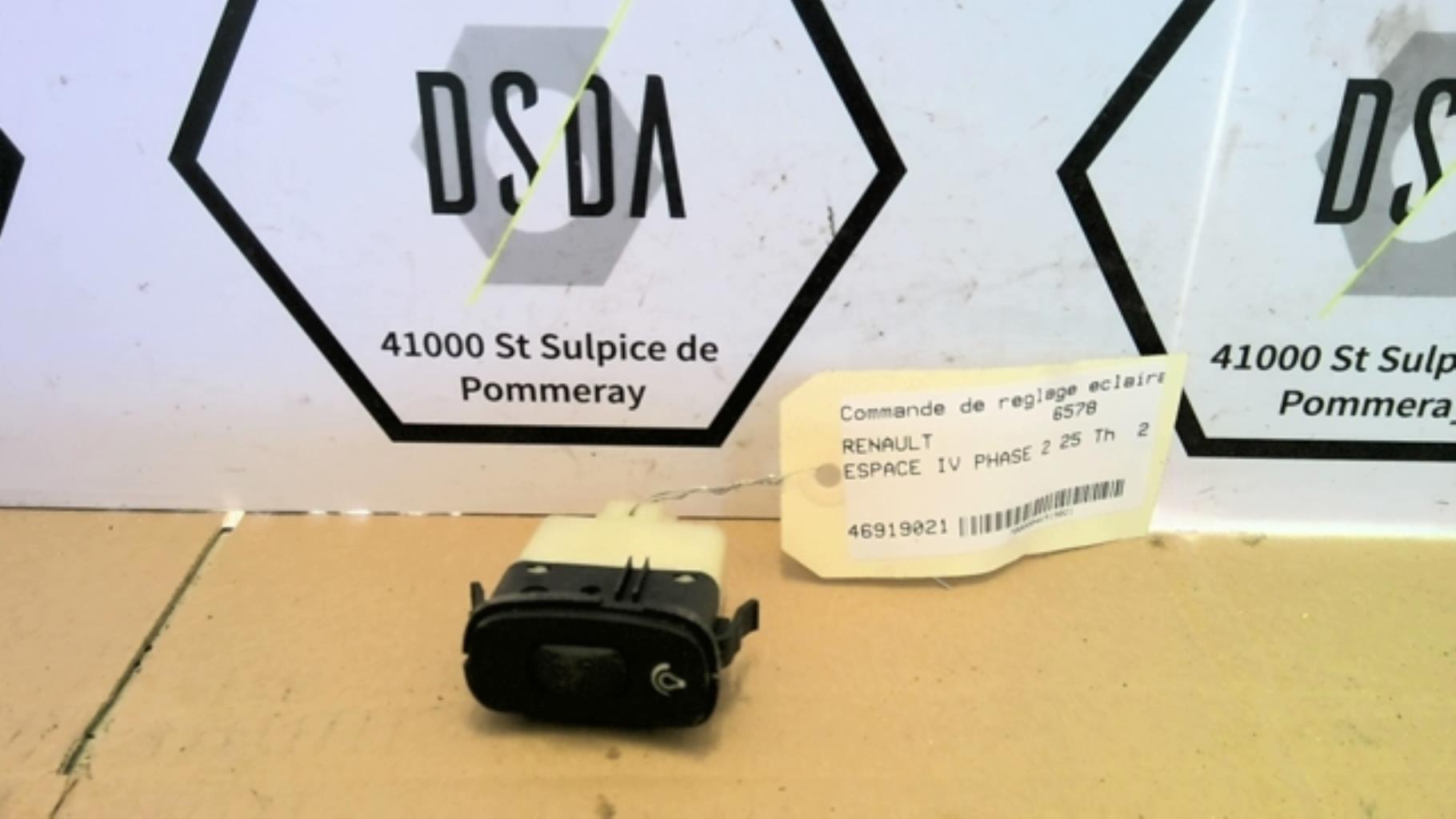 Commande de reglage eclairage tableau de bord RENAULT ESPACE 4 PHASE 2 Diesel - 1