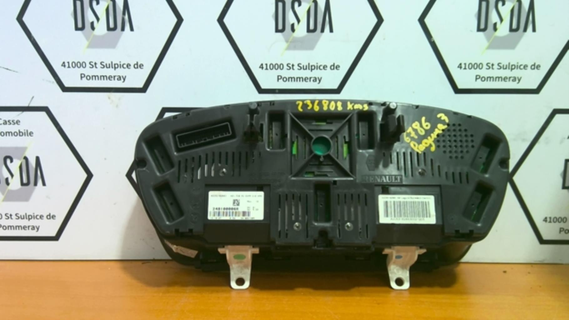 Compteur RENAULT LAGUNA 3 PHASE 1 Diesel - 1