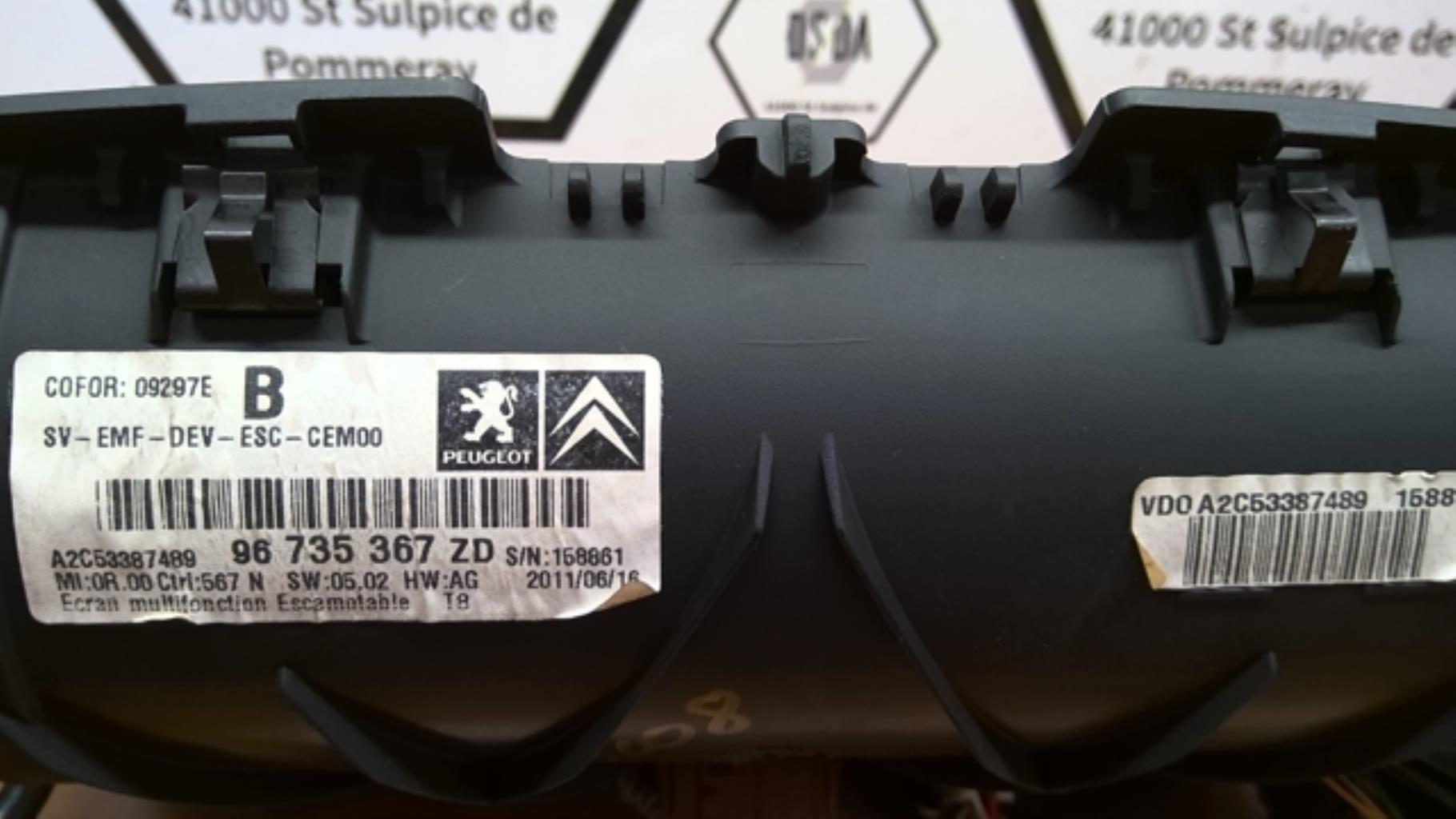 Ecran GPS PEUGEOT 5008 1  - 1
