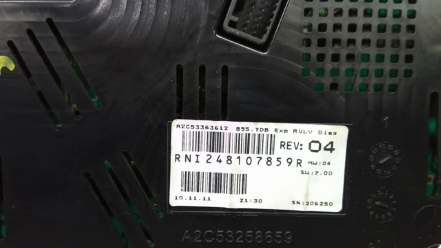 Compteur RENAULT MEGANE 3 PHASE 1 Diesel - 1