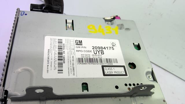 Autoradio d'origine CHEVROLET CRUZE PHASE 1 Essence - 1
