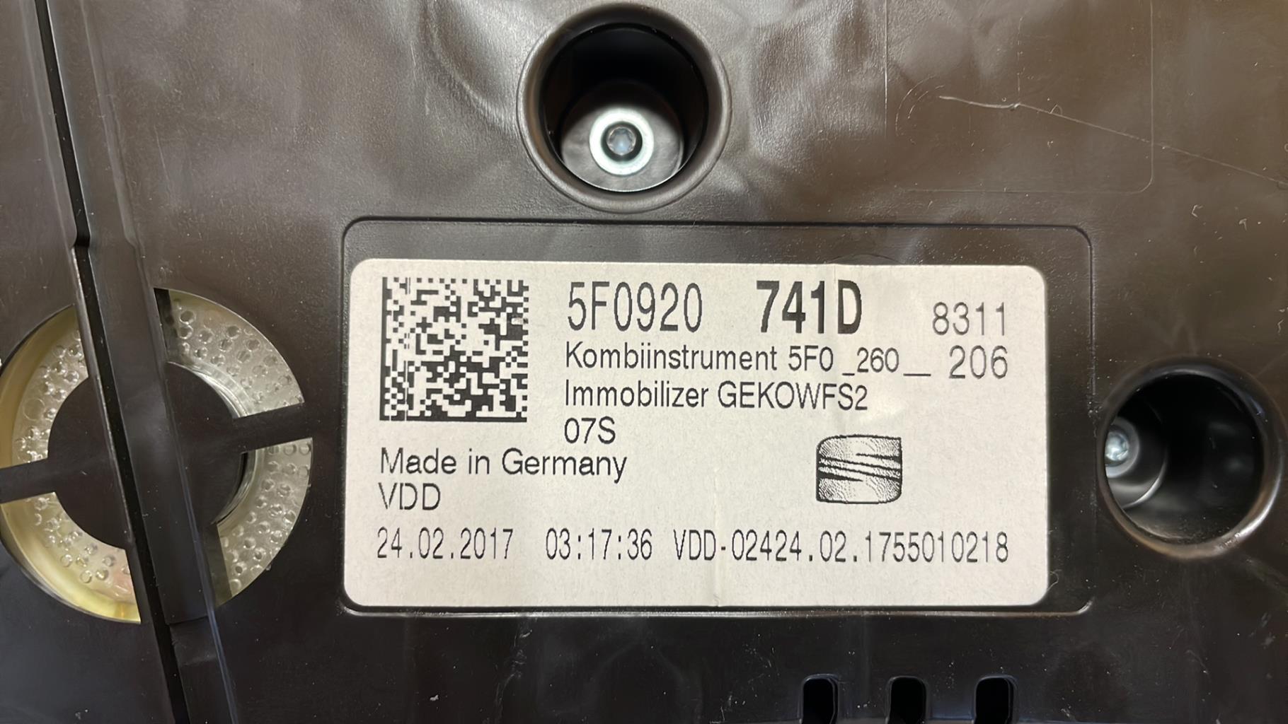 Tachimetro SEAT LEON 3 PHASE 2  - 1