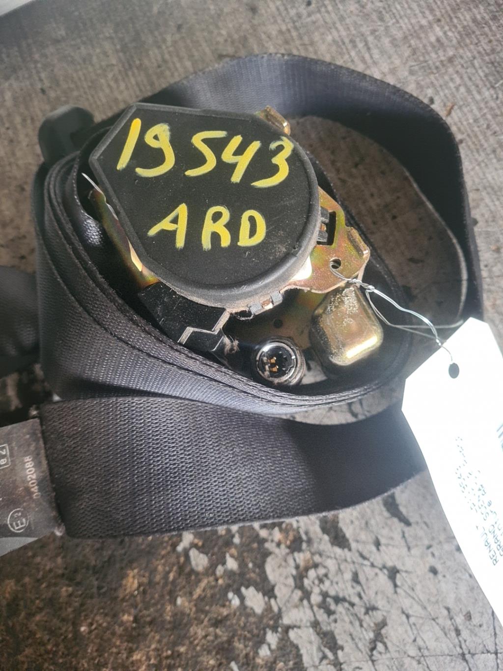 Cintura di sicurezza posteriore destra RENAULT GRAND SCENIC 2 PHASE 1 Gasolina - 1