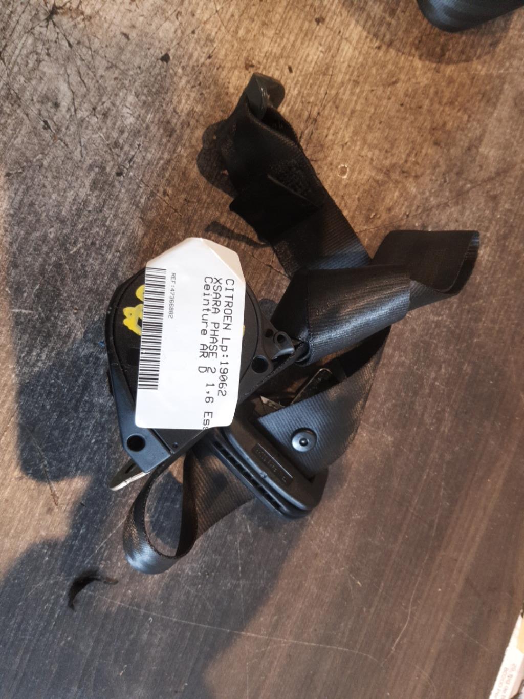 Cintura di sicurezza posteriore destra CITROEN XSARA PHASE 2 Gasolina - 1