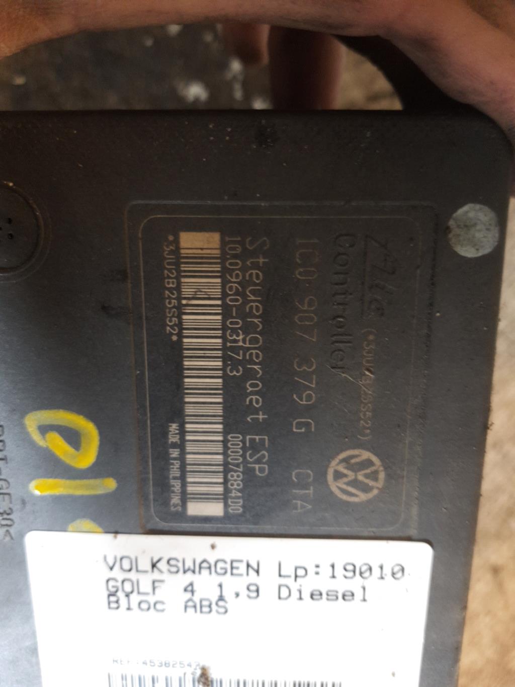 Blocco ABS (antibloccaggio freni) VOLKSWAGEN GOLF 4 Diésel - 1