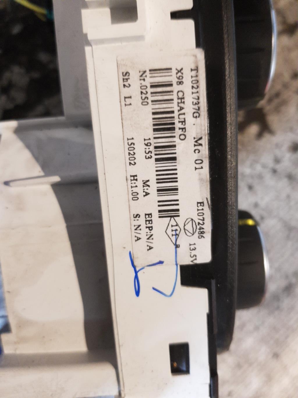 Commande chauffage RENAULT CLIO 4 PHASE 1 Essence - 1