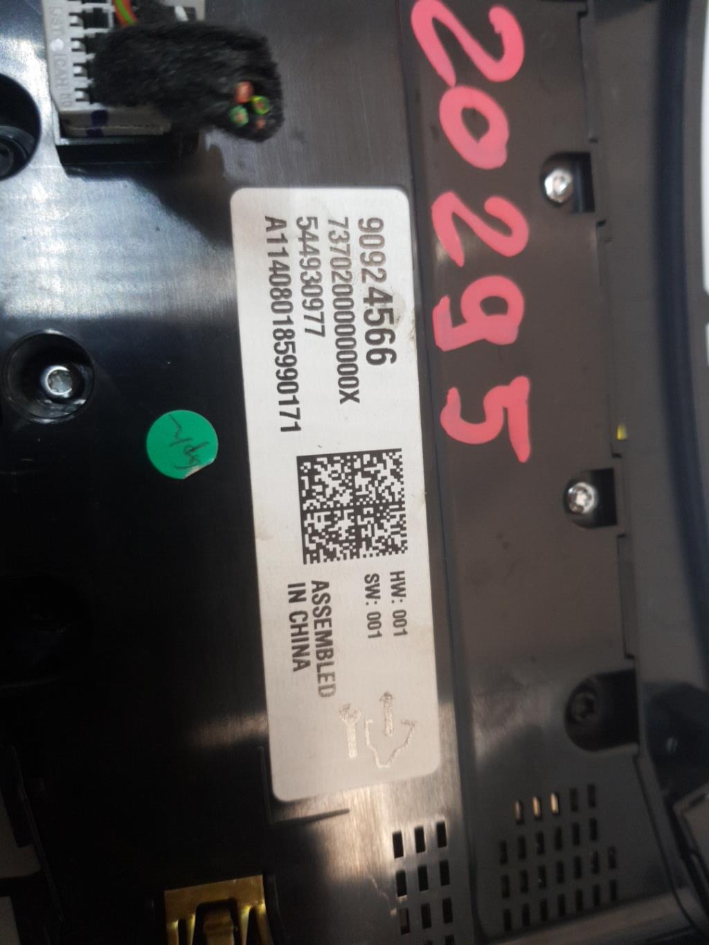 Commande chauffage OPEL INSIGNIA 1 PHASE 2 BREAK Diesel - 1