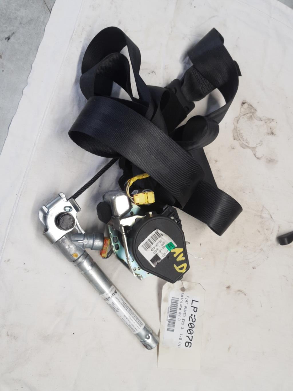 Cintura di sicurezza anteriore destra FIAT PUNTO EVO 3 Diésel - 1