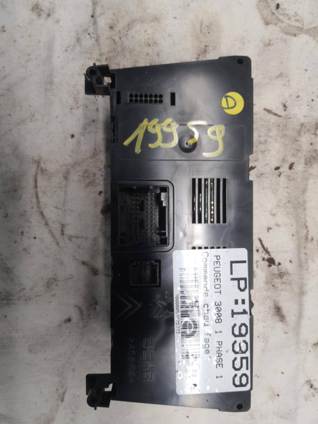Commande chauffage PEUGEOT 3008 1 PHASE 1 Diesel - 1