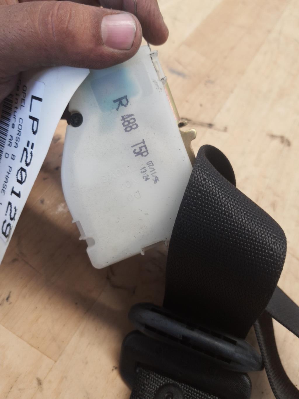 Cintura di sicurezza posteriore destra OPEL CORSA B PHASE 1 Gasolina - 1