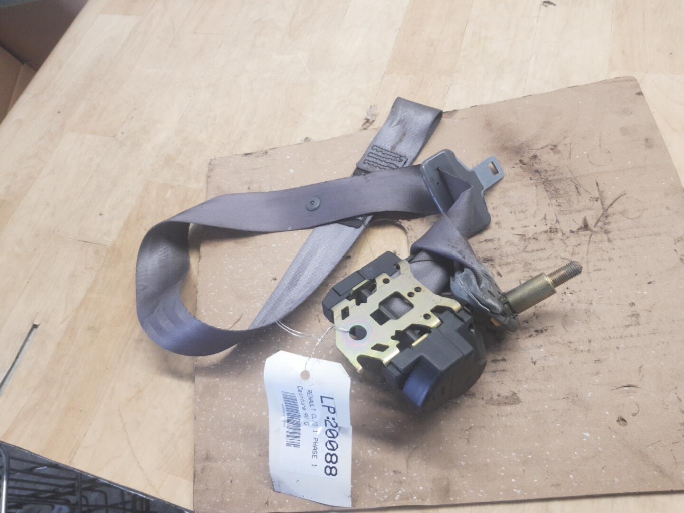 Cintura di sicurezza anteriore destra RENAULT CLIO 1 PHASE 1 Gasolina - 1