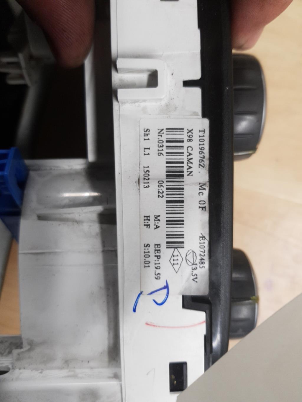 Commande chauffage RENAULT CLIO 4 PHASE 1 Diesel - 1