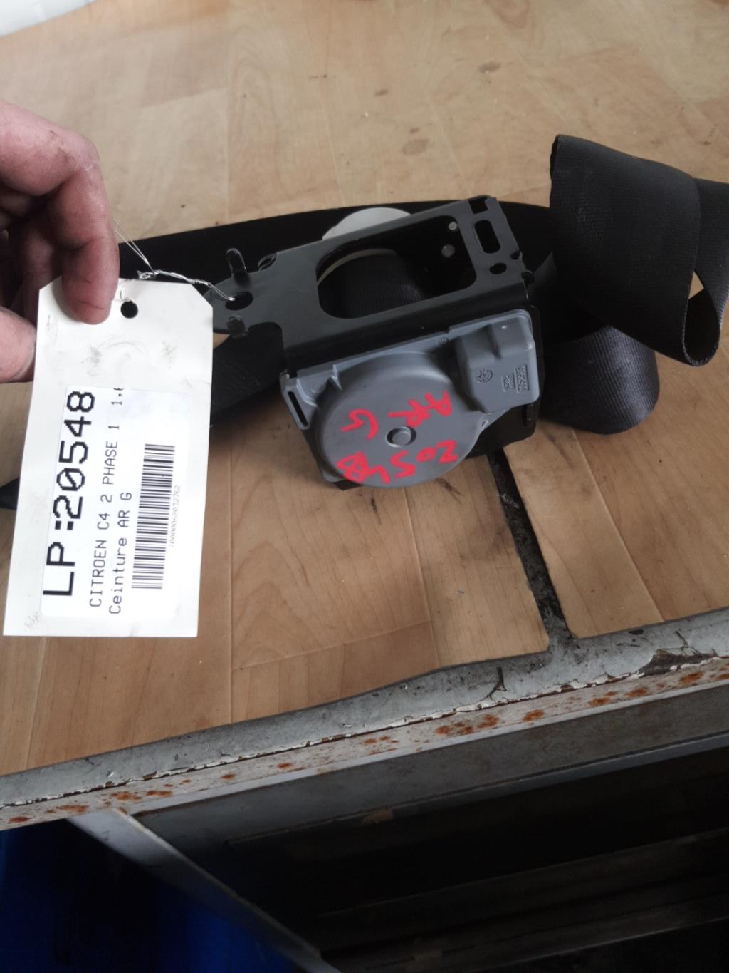 Cintura di sicurezza posteriore sinistra CITROEN C4 2 PHASE 1 Diésel - 1