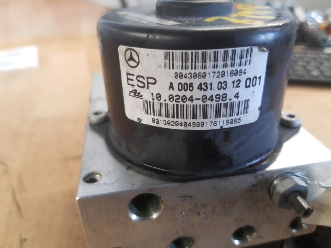 Blocco ABS (antibloccaggio freni) MERCEDES CLASSE C 203 PHASE 2 Diésel - 1