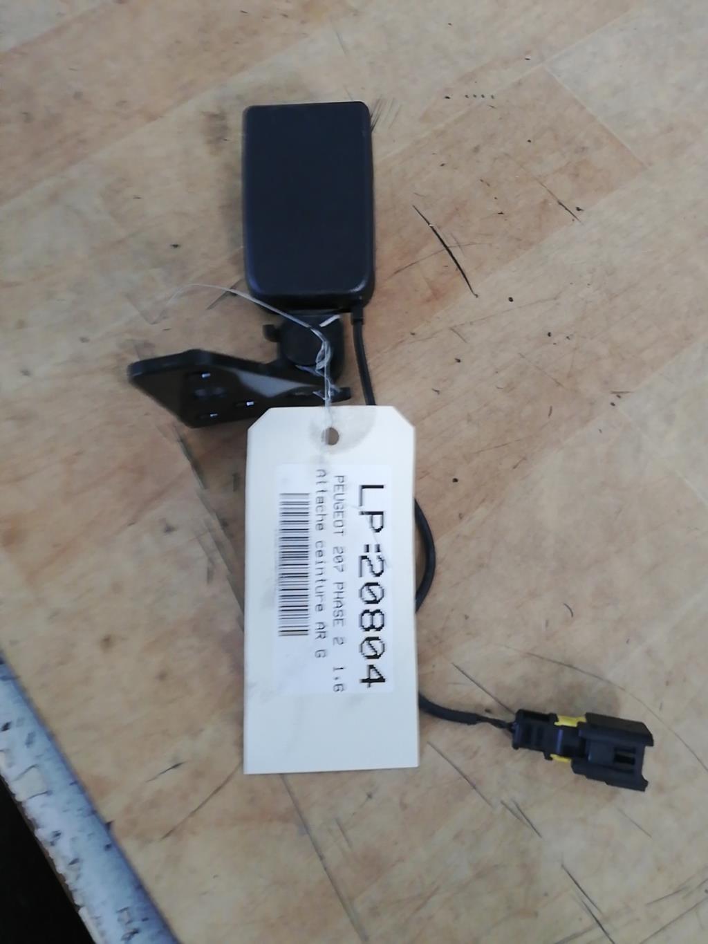 Aggancio cintura sicurezza posteriore sinistro PEUGEOT 207 PHASE 2 Diésel - 1