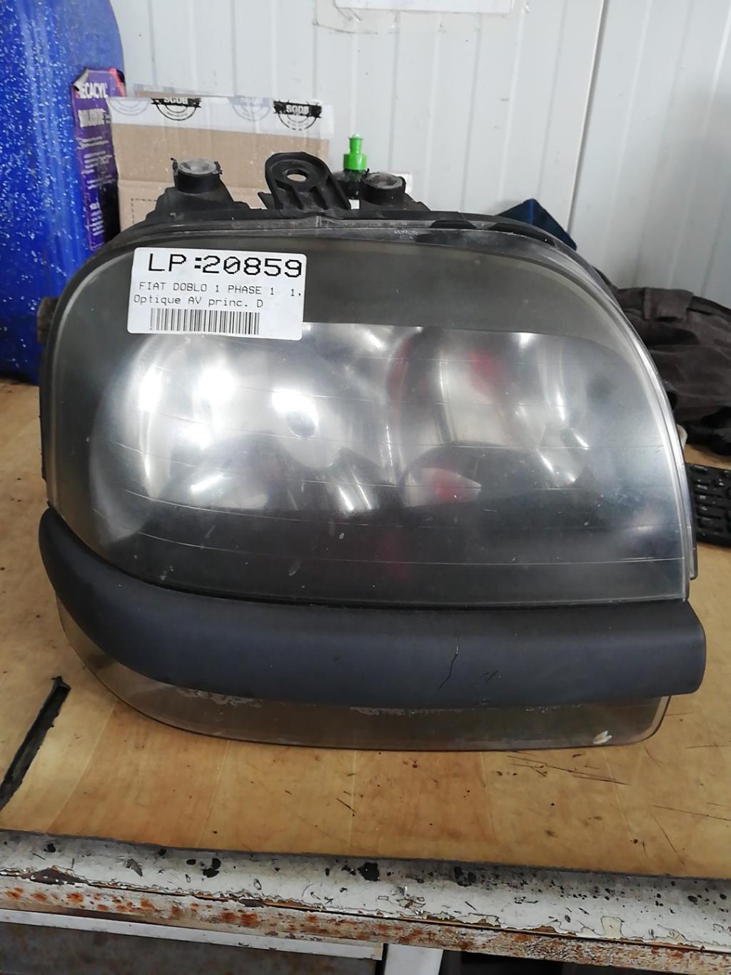 Gruppo ottico anteriore principale destro (luci)(faro) FIAT DOBLO 1 PHASE 1 Diésel - 1