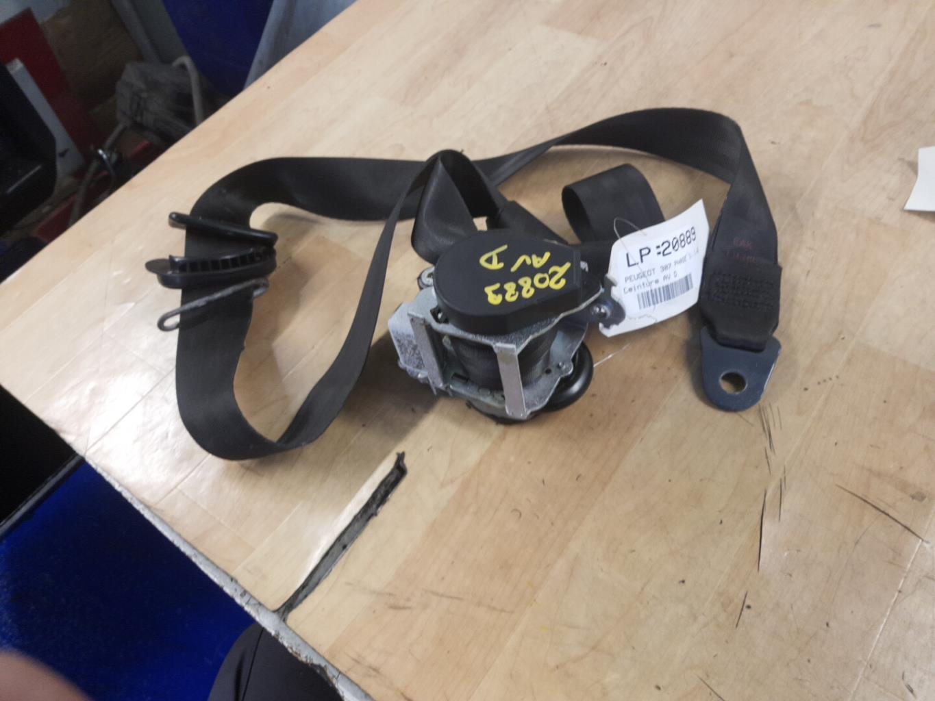 Cintura di sicurezza anteriore destra PEUGEOT 307 PHASE 1 Diésel - 1
