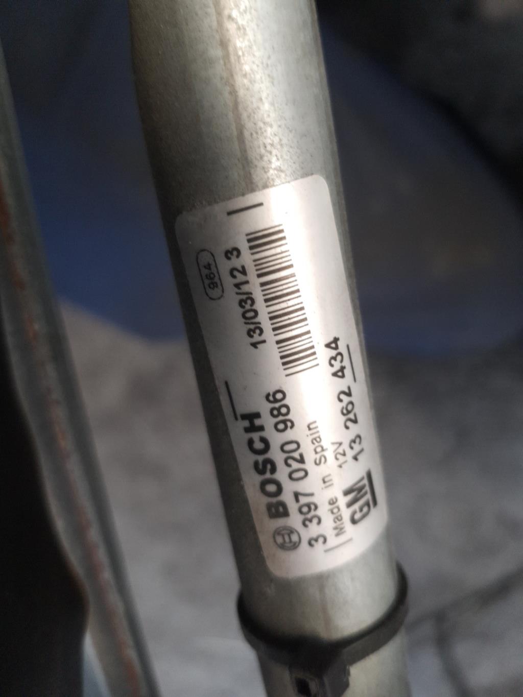 Motore tergicristallo anteriore OPEL ASTRA J PHASE 1 Diésel - 1