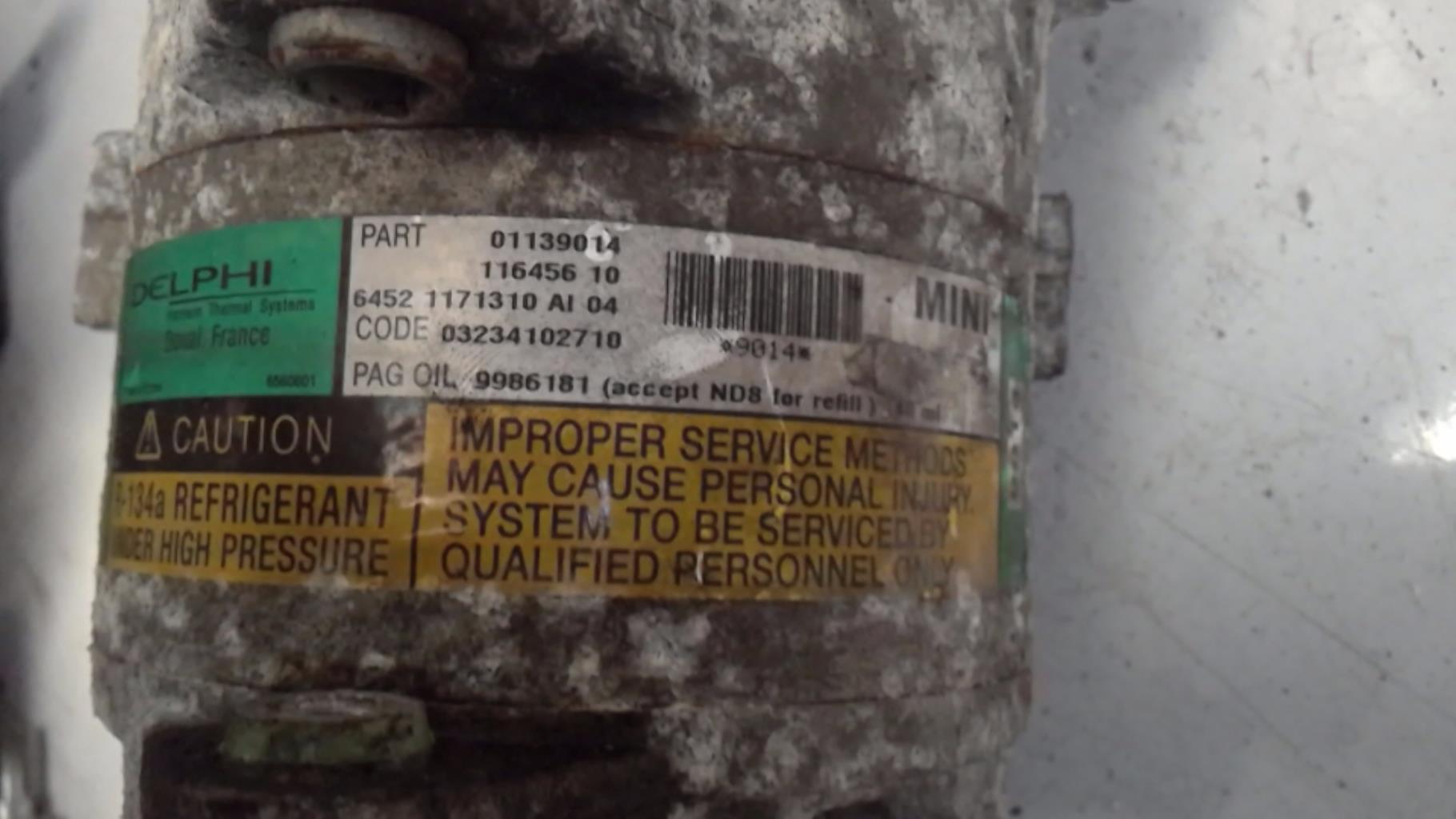 Compresseur clim MINI MINI 1 R50/R53 PHASE 2 Essence - 1