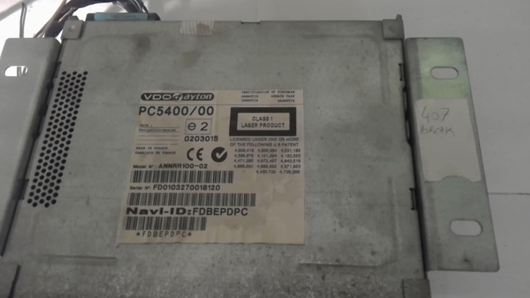Chargeur CD PEUGEOT 407 PHASE 2 Diesel - 1